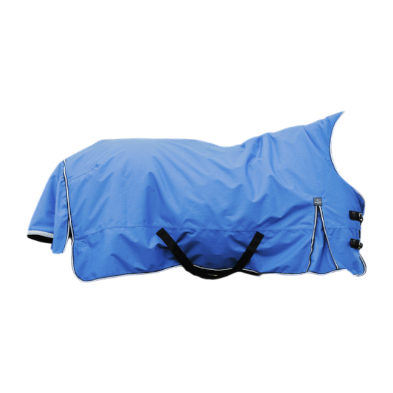 Equithème - Couverture d'extérieur Tyrex Aisance 1200D High Neck bleu roi 300g | - Ohlala