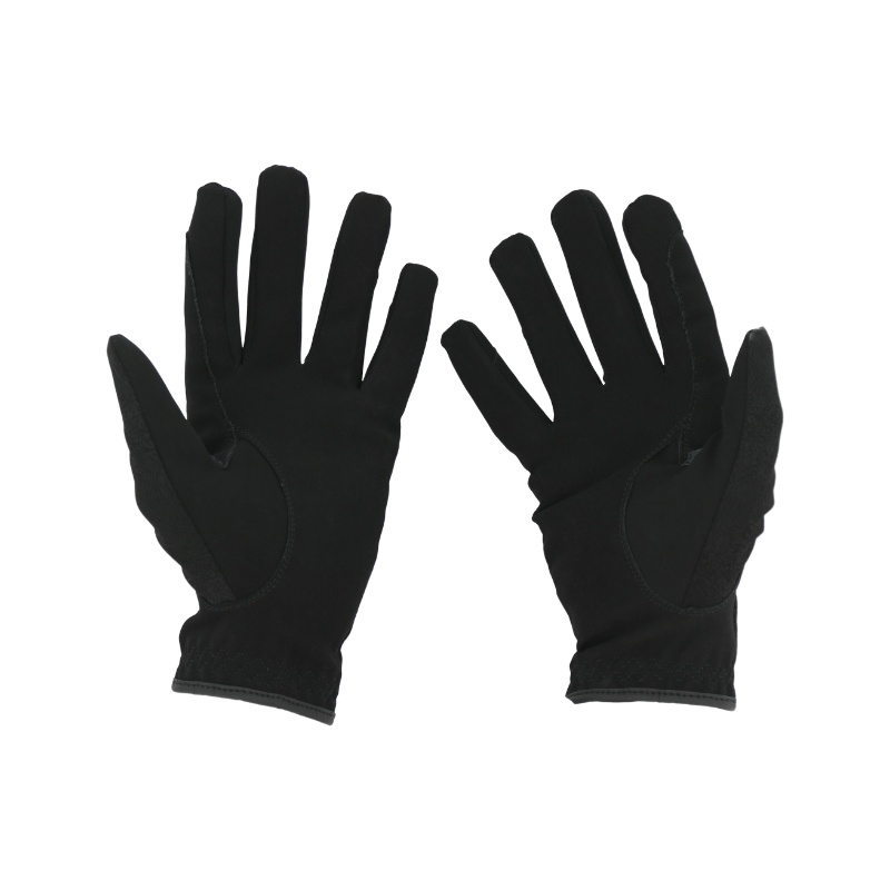 Equithème - Gants Savage noir | - Ohlala