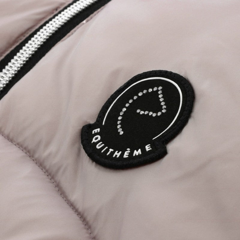 Equithème - Gilet sans manches reversible femme Lilia JTM noir/ rose | - Ohlala