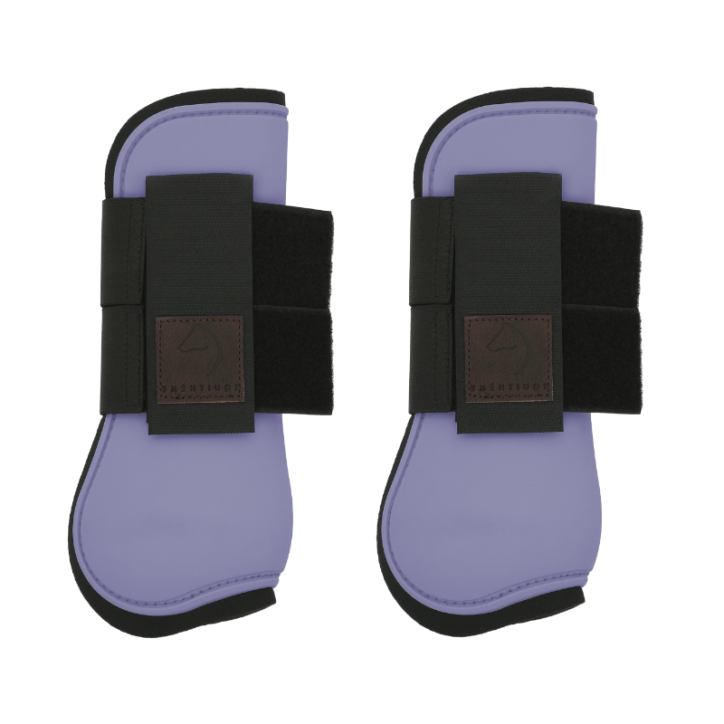 Equithème - Guêtres protège-tendons lilas | - Ohlala