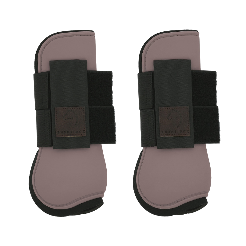 Equithème - Guêtres protège-tendons rose | - Ohlala