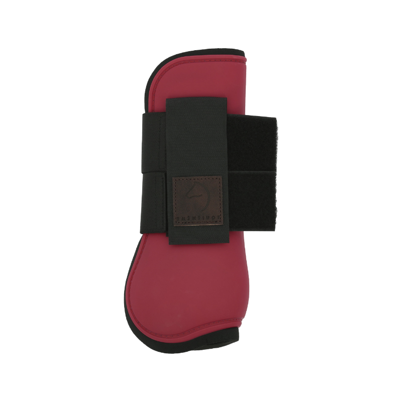 Equithème - Guêtres protège-tendons rouge | - Ohlala