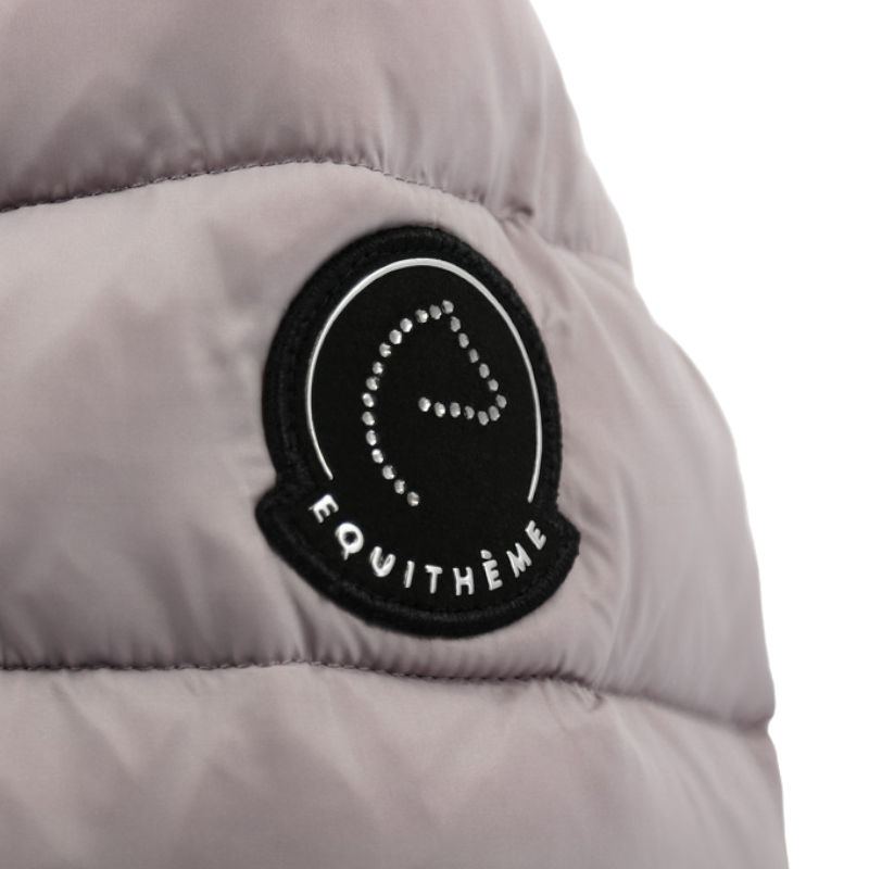 Equithème - Veste matelassée reversible femme Lutha JTM noir/ rose | - Ohlala