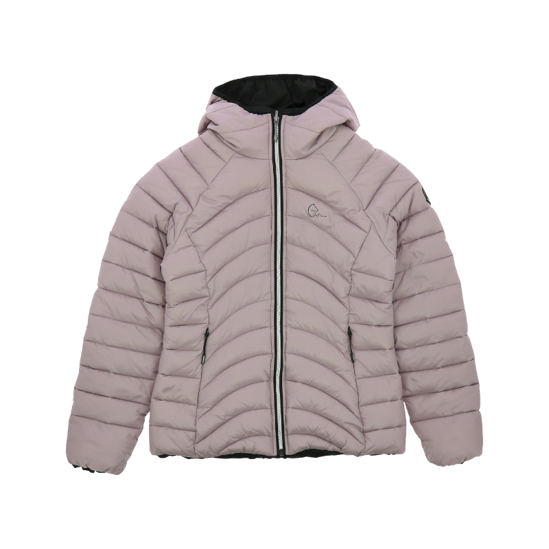 Equithème - Veste matelassée reversible femme Lutha JTM noir/ rose | - Ohlala