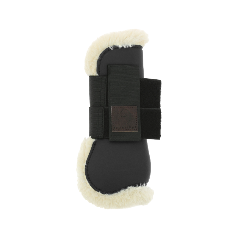 Equithème - Guêtres Boa noir | - Ohlala