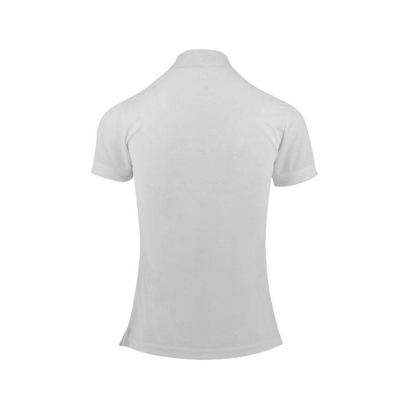 Equithème - Polo de concours manches courtes femme Mesh Betty blanc | - Ohlala