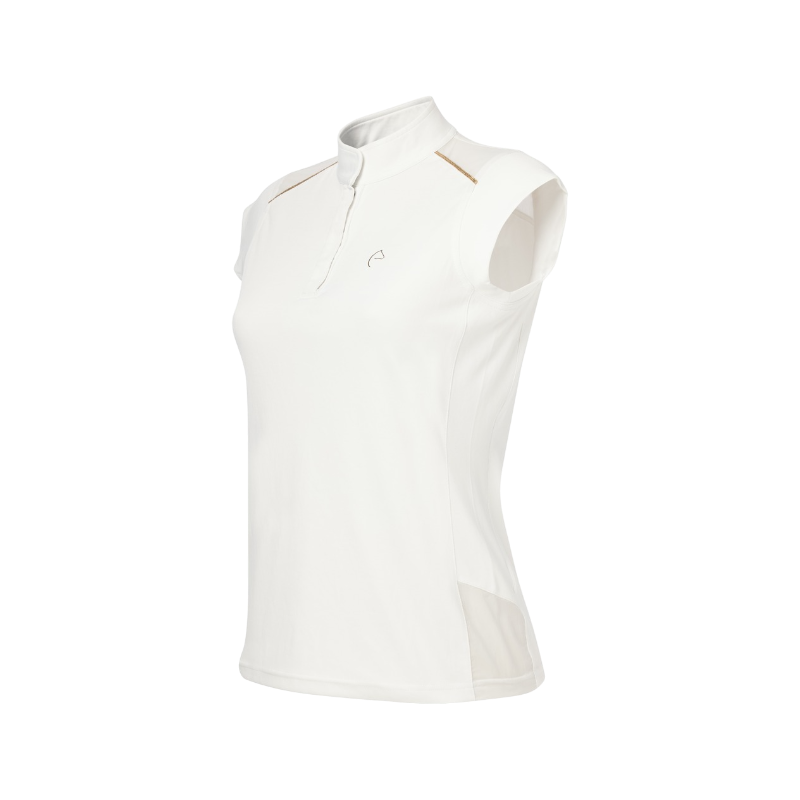 Equithème - Polo de concours junior Brussel blanc | - Ohlala