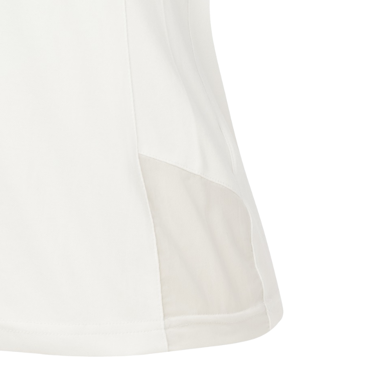 Equithème - Polo de concours junior Brussel blanc | - Ohlala