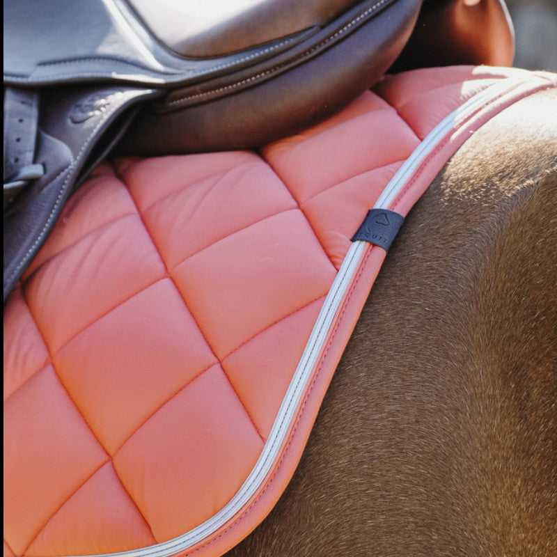Equithème - Tapis de selle Classic vieux rose | - Ohlala