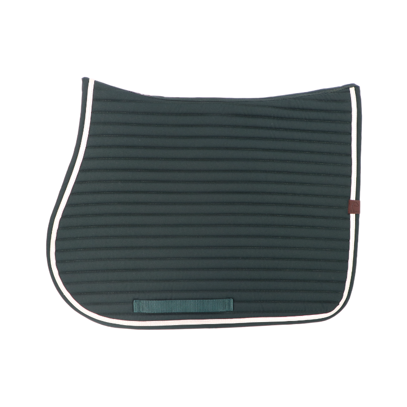 Equithème - Tapis de selle Spring vert foncé | - Ohlala