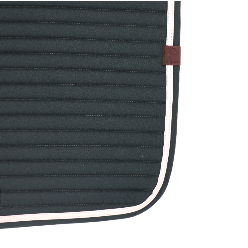 Equithème - Tapis de selle Spring vert foncé | - Ohlala