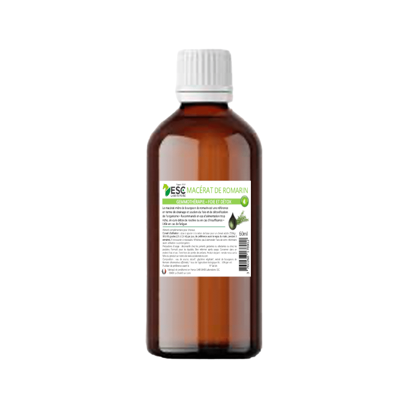 ESC Laboratoire - Complément alimentaire protection du foie et détox Macérat de bourgeon de Romarin | - Ohlala