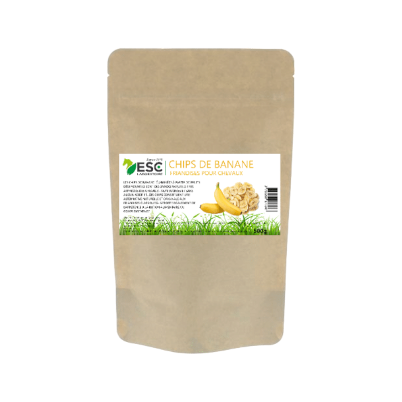 ESC Laboratoire - Friandises pour chevaux sans sucres et naturelles Chips de banane | - Ohlala