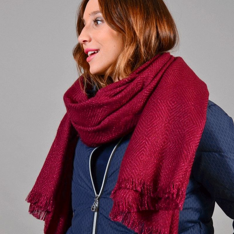 Harcour - Écharpe Scarleta violine | - Ohlala