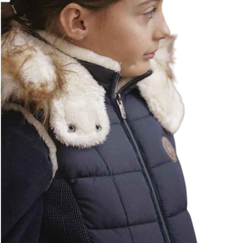 Eden by Pénélope - Doudoune sans manches enfant Newroge marine | - Ohlala