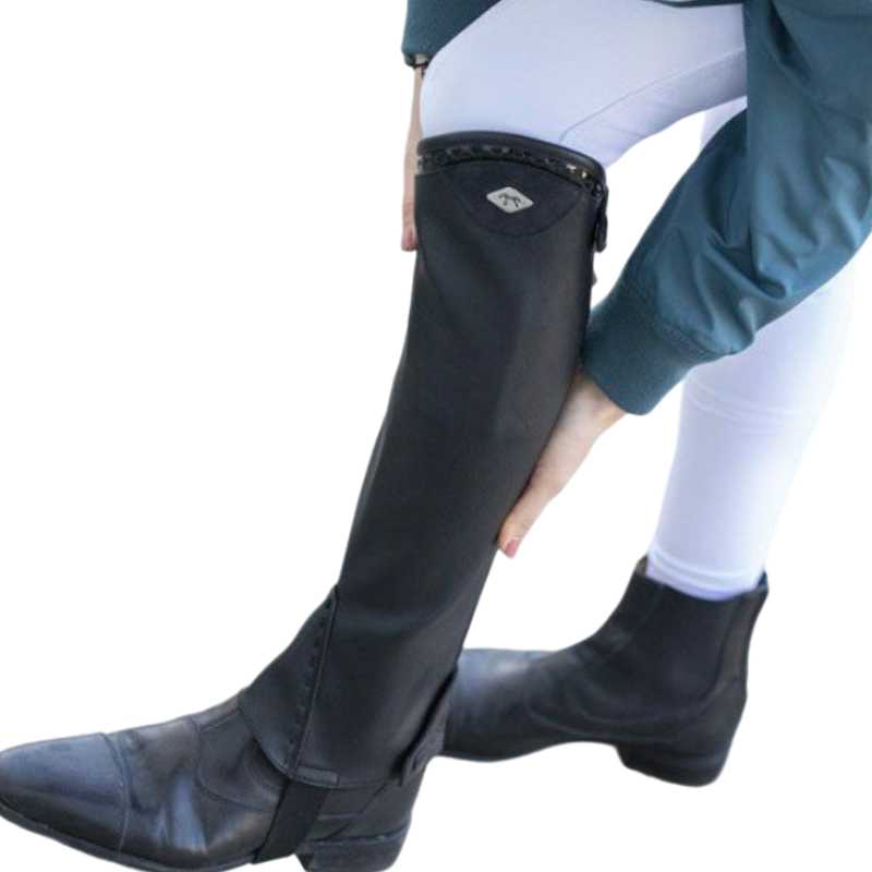 Eden by Pénélope - Mini-chaps enfant Softy noir | - Ohlala