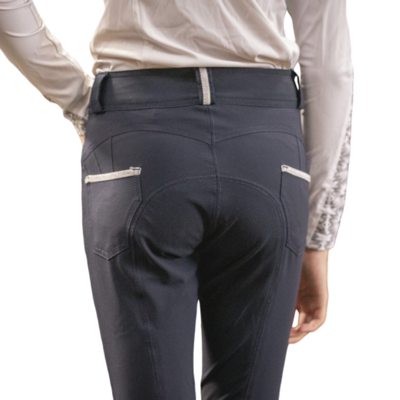 Eden by Pénélope - Pantalon d'équitation enfant Fun marine | - Ohlala