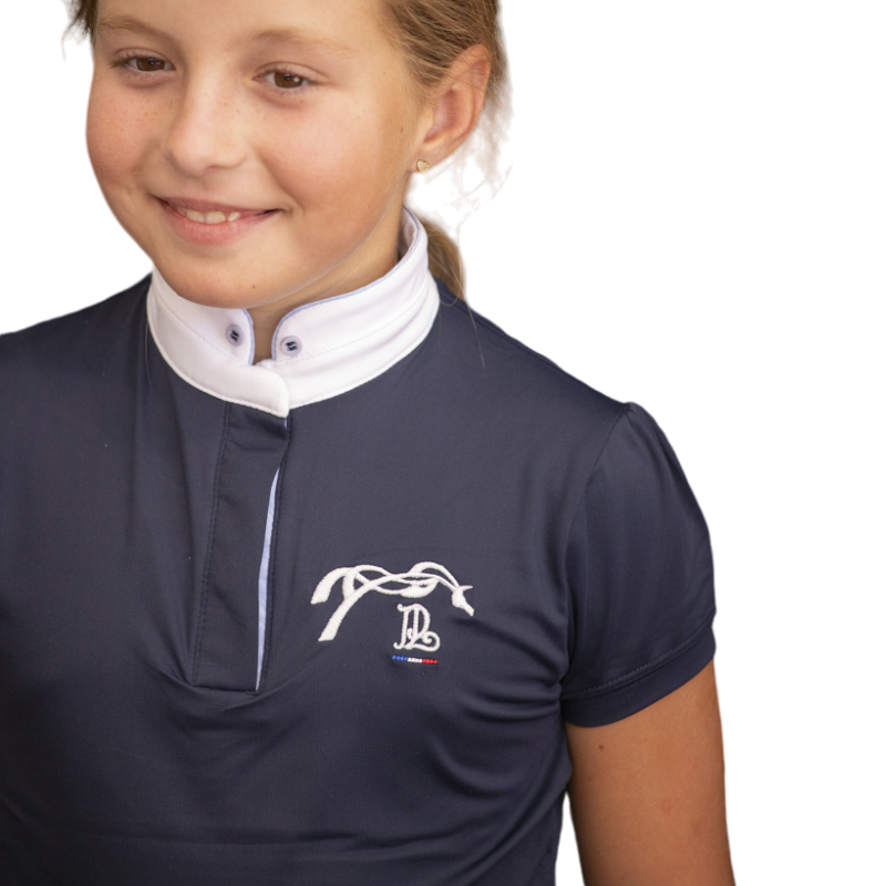 Eden by Pénélope - Polo manches courtes enfant Madrid marine | - Ohlala