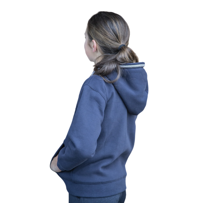 Eden by Pénélope - Sweat à capuche enfant Favorite marine | - Ohlala
