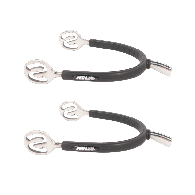 Metalab - Eperons Prince de Galles gainé caoutchouc 40mm | - Ohlala