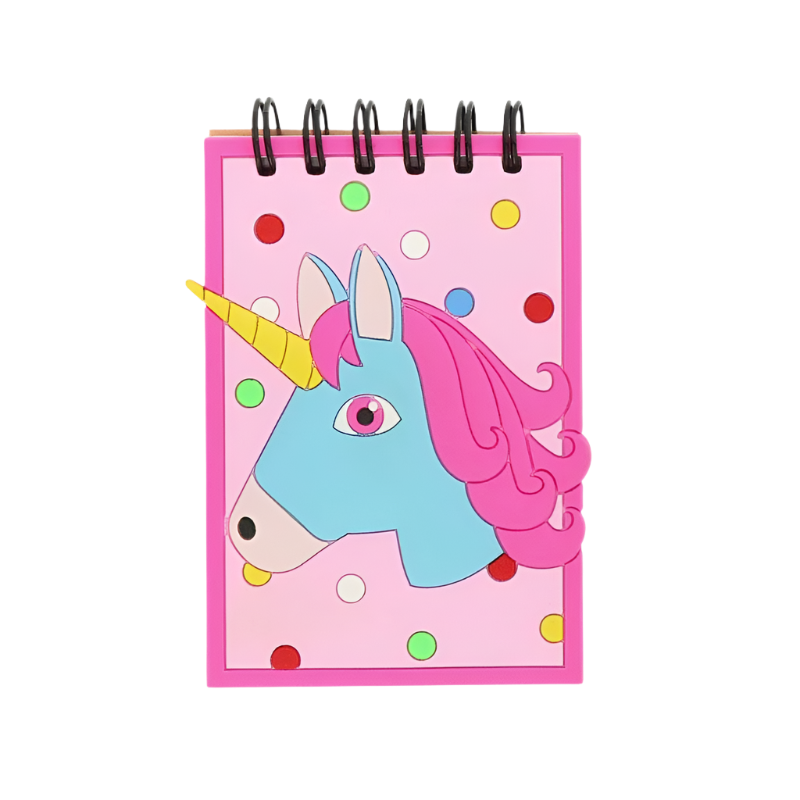 Equi-kids - Carnet de notes licorne rose | - Ohlala