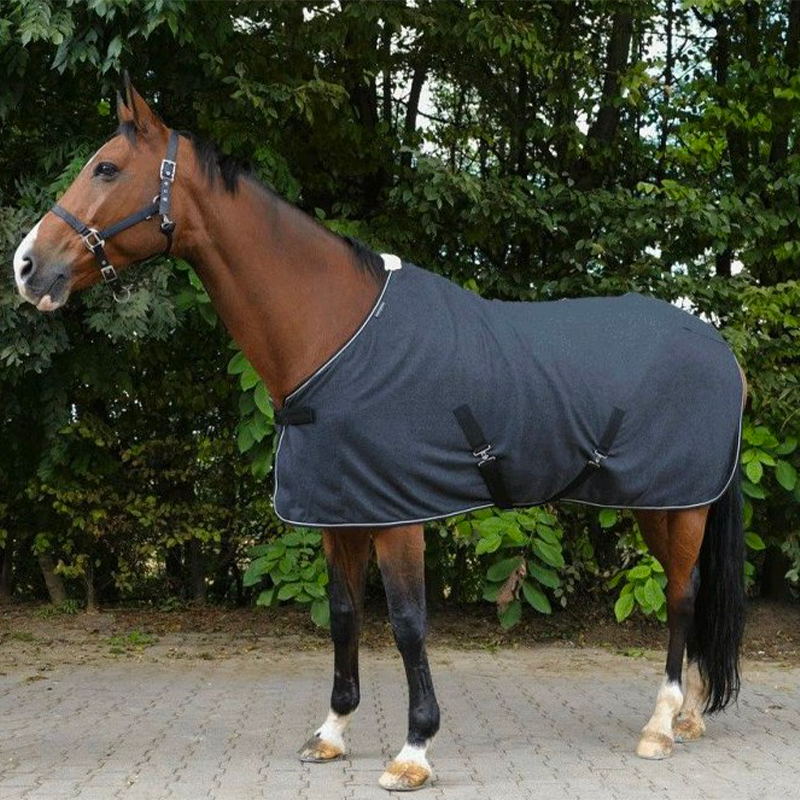 Equithème - Chemise polaire gris chiné 280g | - Ohlala