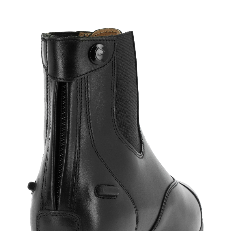 Equithème - Boots à zip et lacets Chic noir | - Ohlala