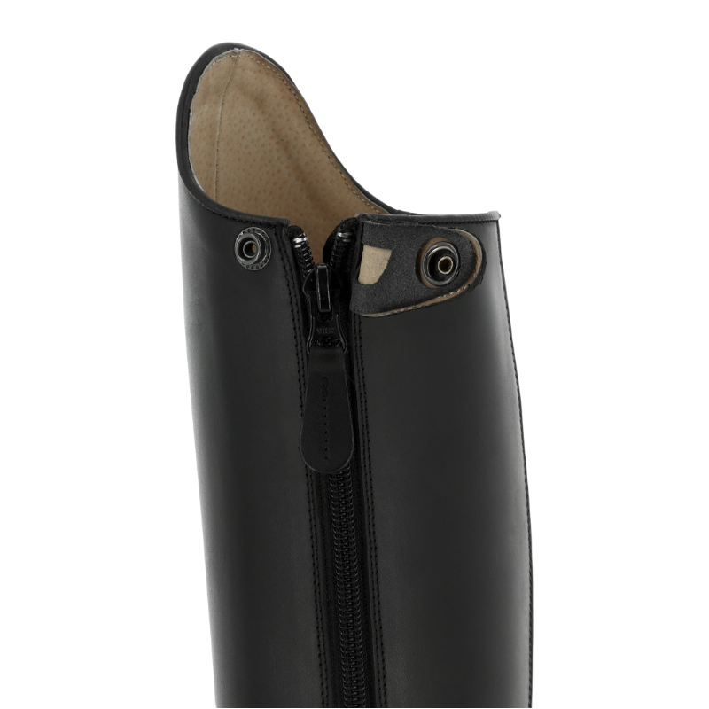 Equithème - Bottes d'équitation en cuir Versailles noir | - Ohlala