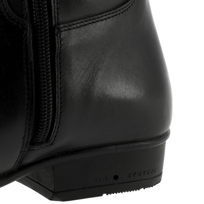 Equithème - Bottes d'équitation en cuir Versailles noir | - Ohlala