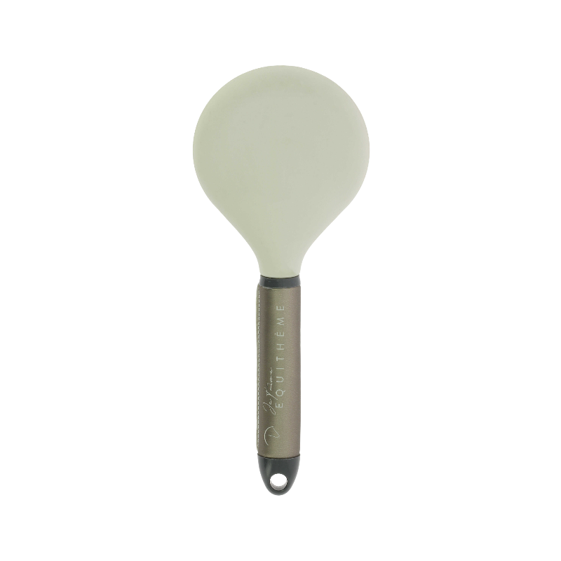 Equithème - Brosse à crinière Je t'aime taupe | - Ohlala