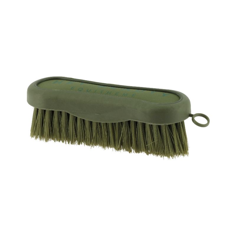 Equithème - Brosse de tête Je t'aime olive | - Ohlala