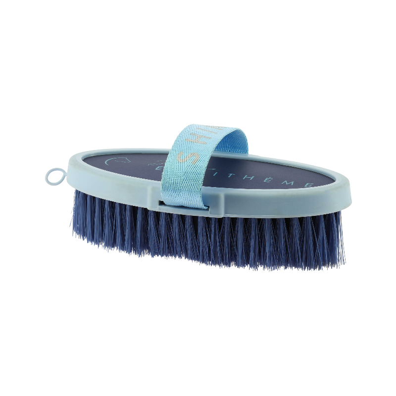 Equithème - Brosse douce Je t'aime mauve | - Ohlala