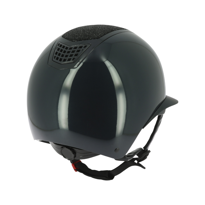 Equithème - Casque Airy LM bleu brillant | - Ohlala