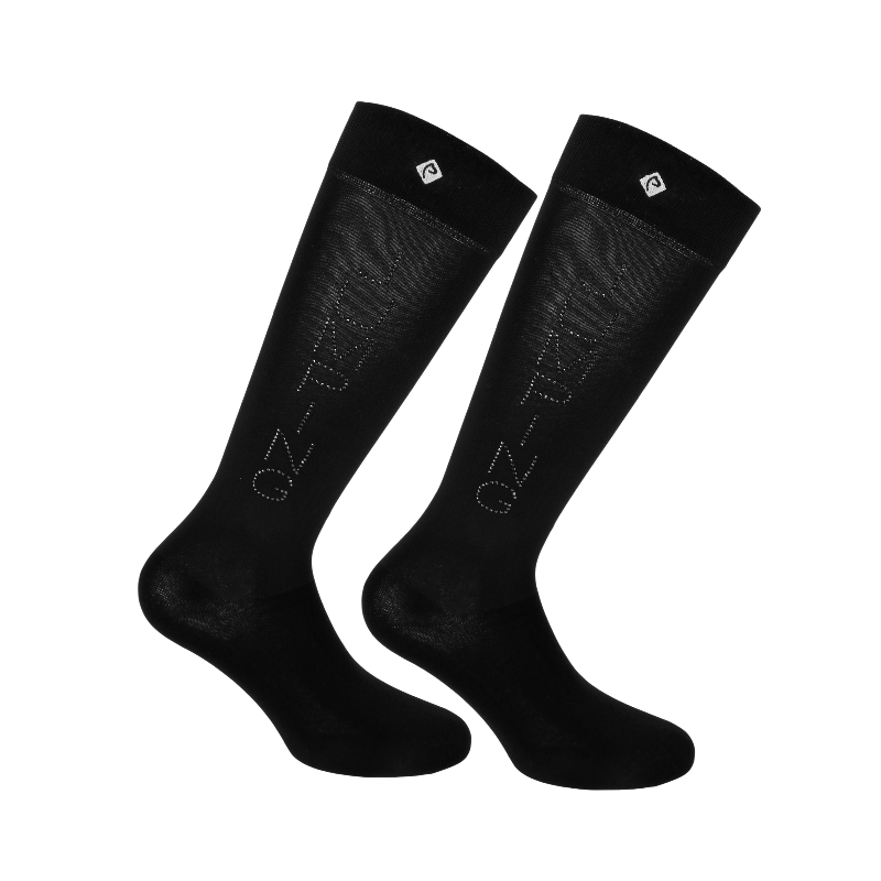 Equithème - Chaussettes Jeanne Jump noir (x1) | - Ohlala