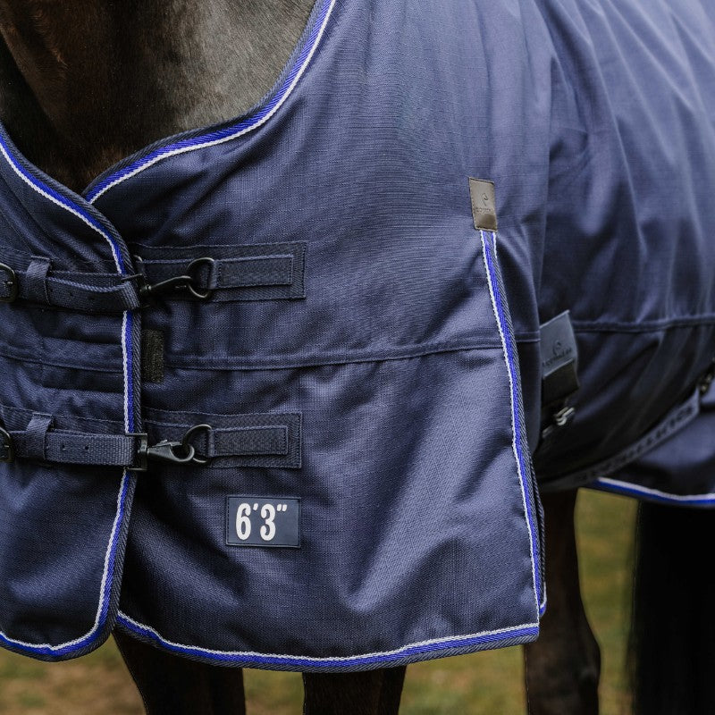 Equithème - Couverture Classic 3 Layers 200g marine | - Ohlala