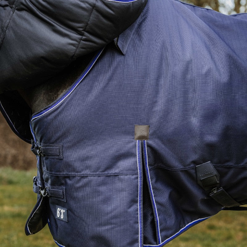 Equithème - Couverture Classic 3 Layers 200g marine | - Ohlala