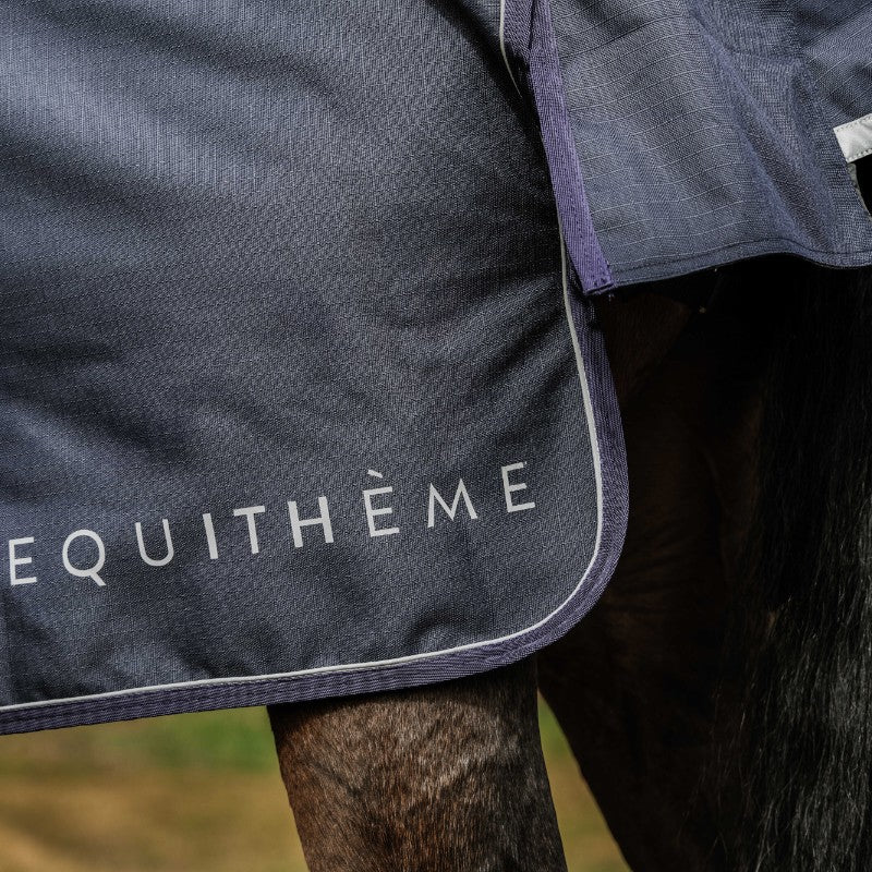 Equithème - Couverture d'extérieur Anatomic Aisance 1200D 200g marine | - Ohlala