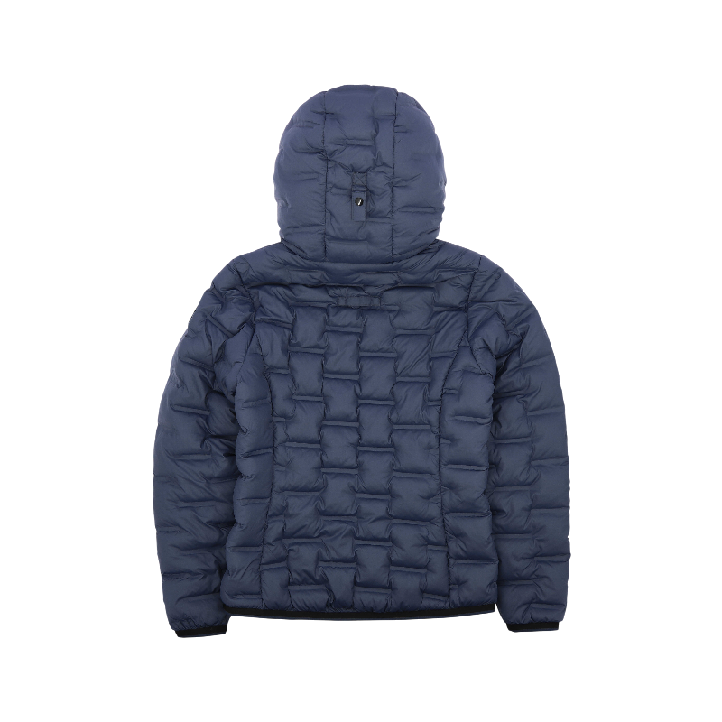 Equithème - Doudoune femme Nelly Je t'aime bleu/ gris | - Ohlala