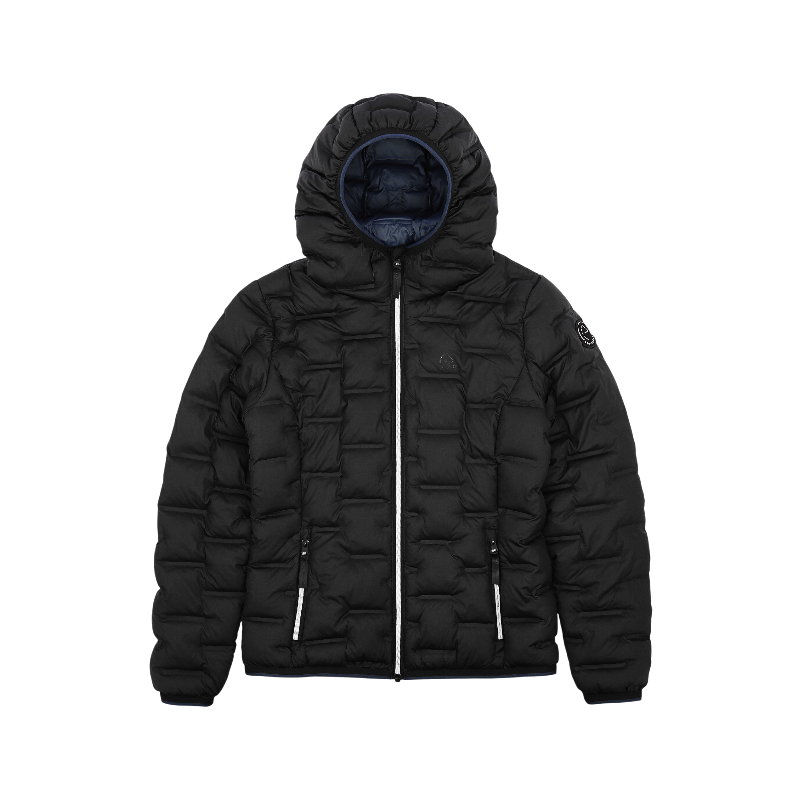 Equithème - Doudoune femme Nelly Je t'aime noir | - Ohlala