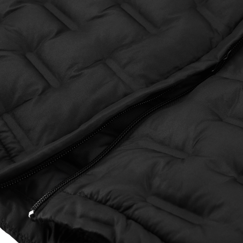 Equithème - Doudoune longue sans manches femme Navina Je t'aime noir | - Ohlala