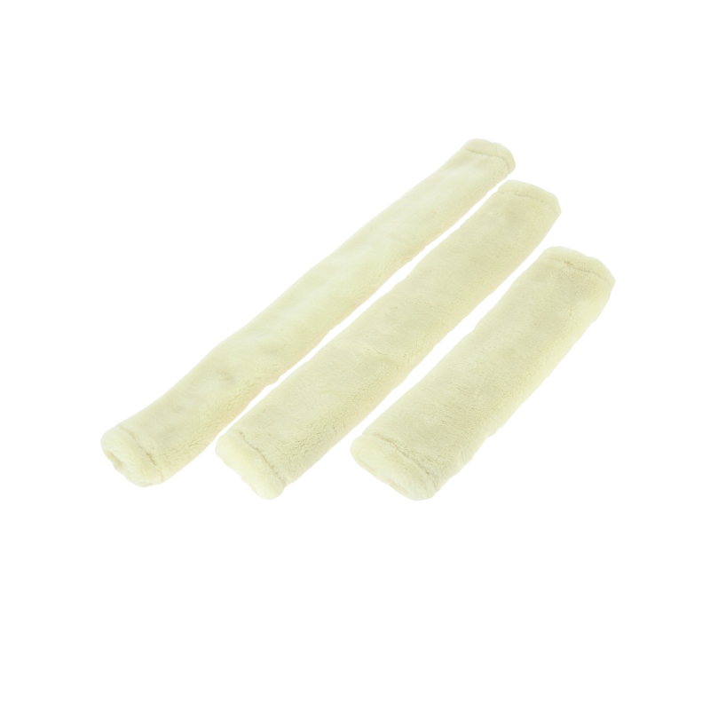 Equithème - Fourreau de sangle Teddy écru | - Ohlala