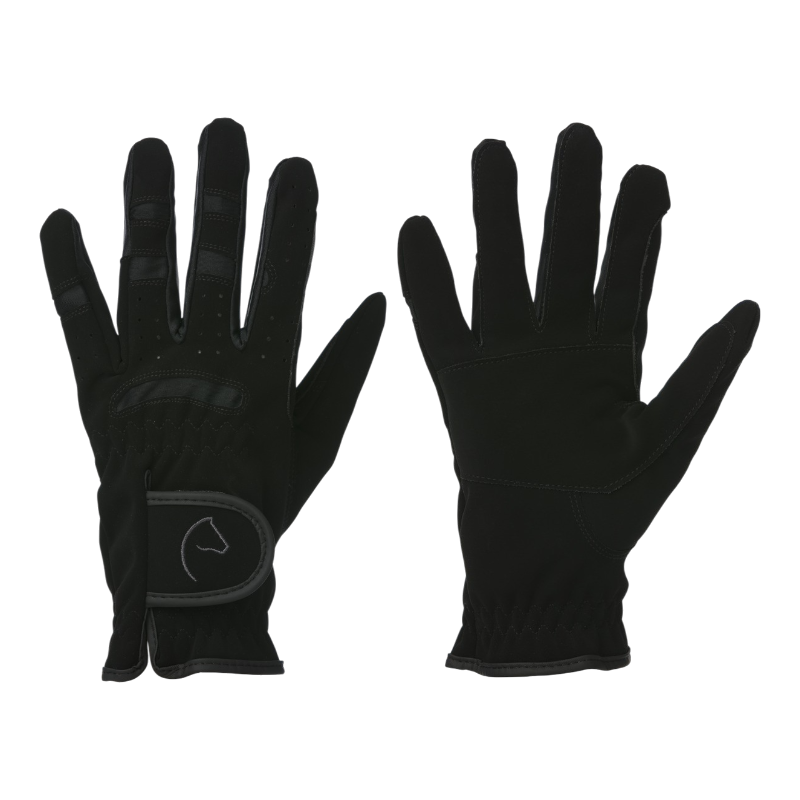 Equithème - Gants Grip noir | - Ohlala