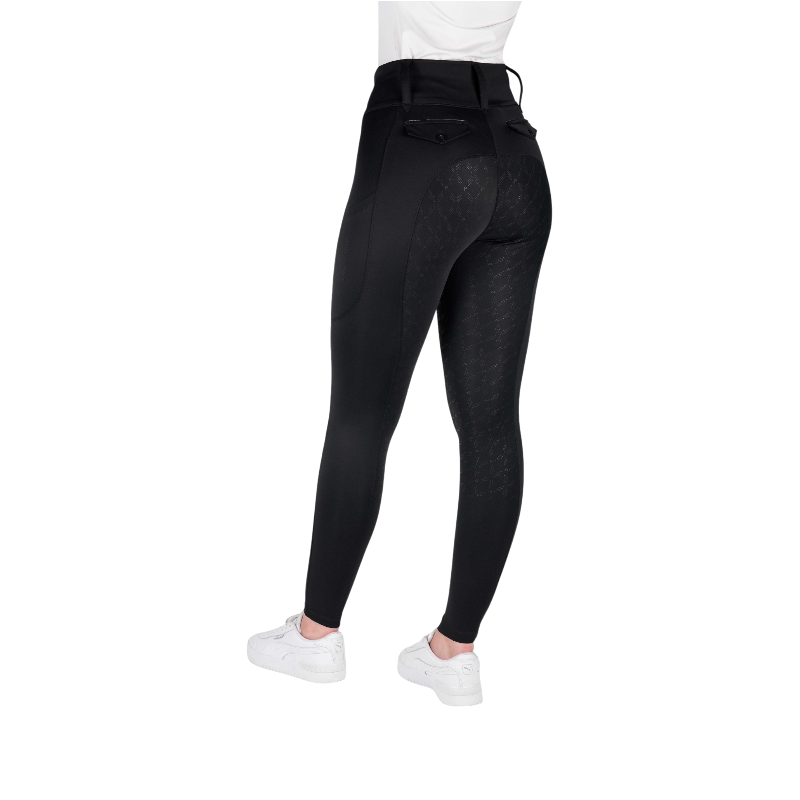 Equithème - Legging d'équitation femme Alizé noir | - Ohlala