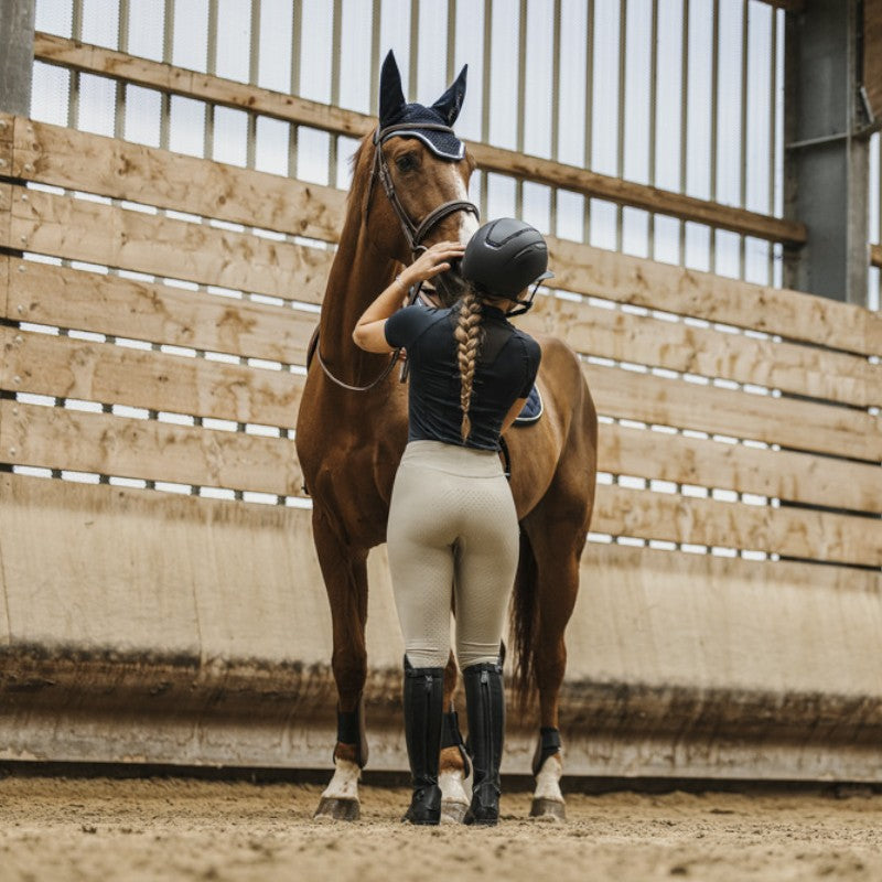 Equithème - Legging d'équitation femme Acacia beige | - Ohlala