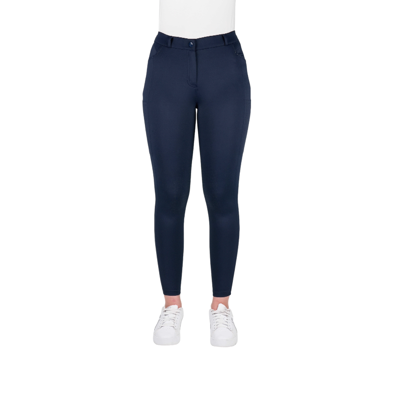 Equithème - Pantalon d'équitation femme Capucine marine | - Ohlala