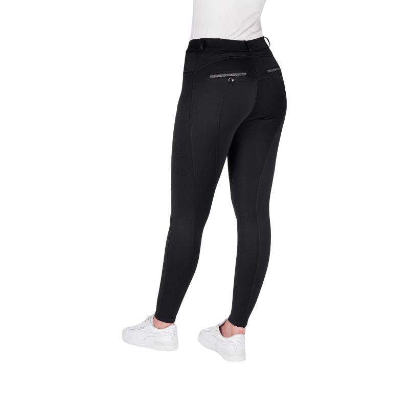 Equithème - Pantalon d'équitation femme Capucine noir | - Ohlala