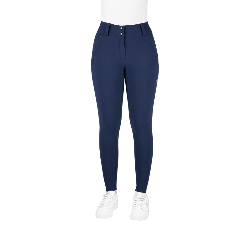 Equithème - Pantalon d'équitation chauffant femme Heated Sierra marine | - Ohlala