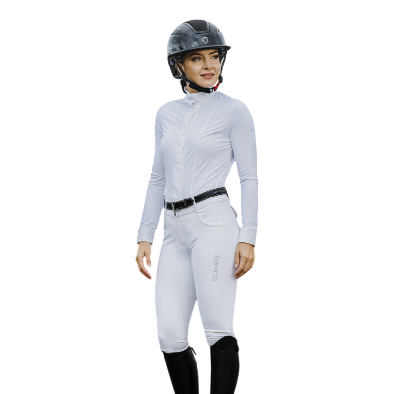 Equithème - Pantalon d'équitation femme Beverly blanc | - Ohlala