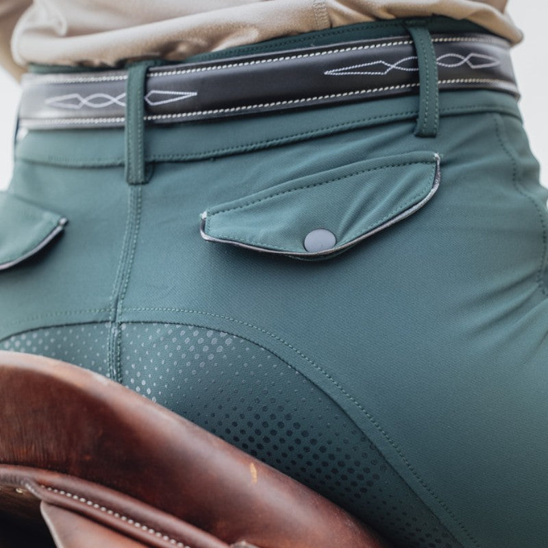 Equithème - Pantalon d'équitation femme Beverly vert forêt | - Ohlala