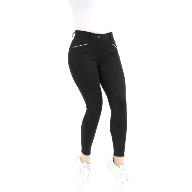 Equithème - Pantalon d'équitation femme Claudine noir | - Ohlala